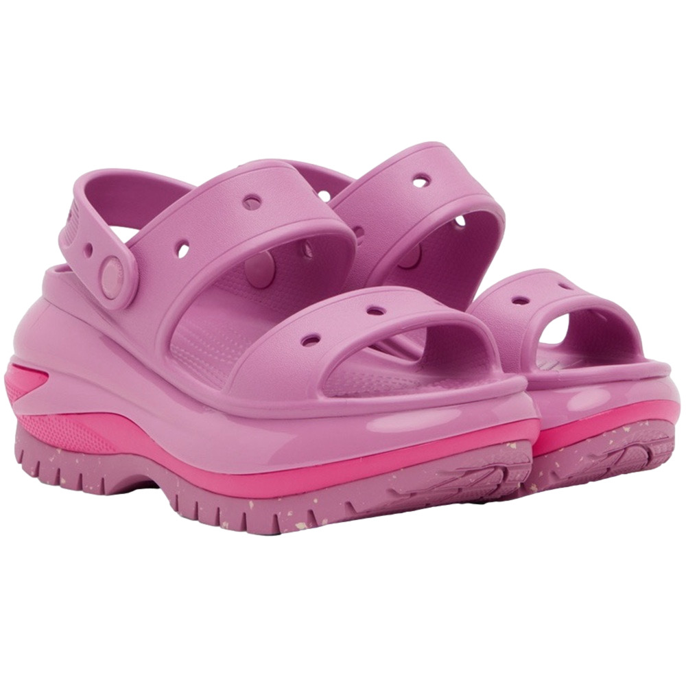 CROCS Women’s pink Mega Crush Sandal W7 / M5 NWT